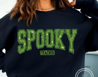 Spooky Teacher PNG, 4 Colors Bundle