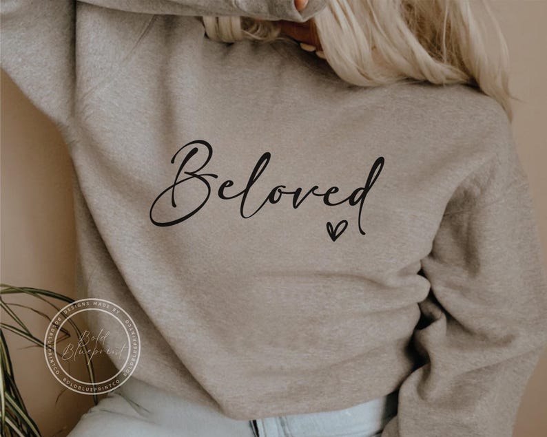 Cursive Beloved Beloved SVG, PNG - Etsy
