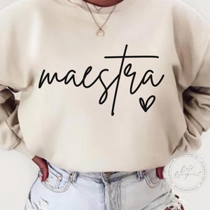 Maestra SVG, PNG, Heart, Maestra Png, Maestra, Svg Files For Cricut, Sublimation Design, Tshirt Design, Svg, Laser Cut Files, Digital, Laser