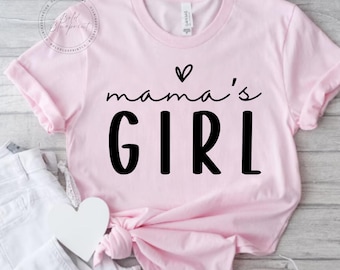 Mamas Girl SVG, PNG, Heart Svg, Daughter, Daughter Gift, Favorite Daughter Svg