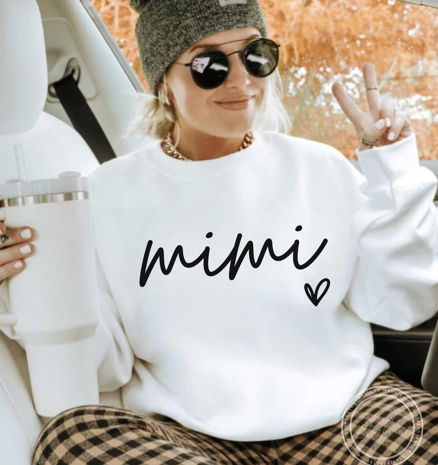 Mimi SVG, PNG, Mimi Sweatshirt, Mimi Gift, Mimi, Mimi Cricut, Mimi