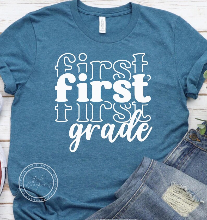 First Grade SVG, PNG, 1st Grade - Etsy