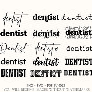 15 Designs, Dentist, Bundle, SVG, PNG
