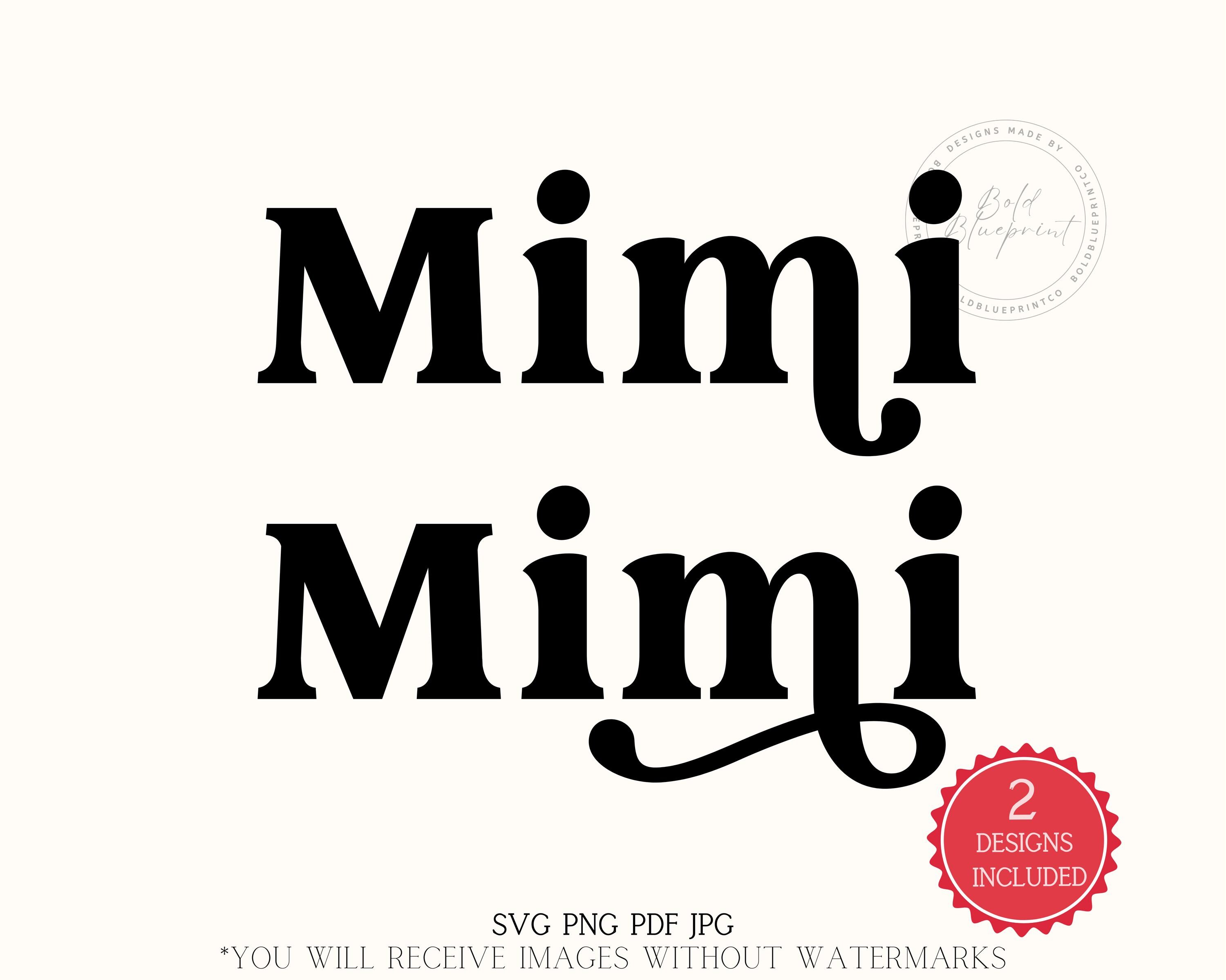 Mimi SVG, PNG - Etsy New Zealand