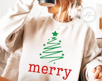 Christmas Tree SVG PNG, 4 versions, Sparkle, Tis The Season Svg, Retro, Vintage, Snowflake Svg, Christmas Mug Svg, Holly Svg