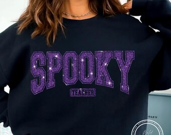 Spooky Teacher PNG, 4 Colors Bundle