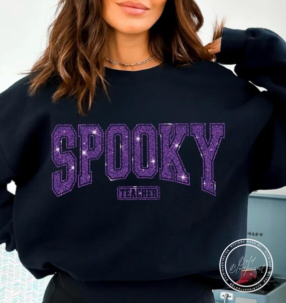 Spooky Teacher PNG, 4 Colors Bundle
