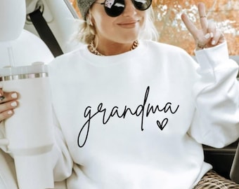 Mormor SVG, PNG, mormors skjorta Svg, mormors present, mormor Cricut, mormors sublimering, hjärta, sublimering, mormor, handskriven, Svg