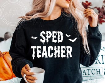Sped Teacher SVG PNG Halloween, Special Education Design (Digital Download)