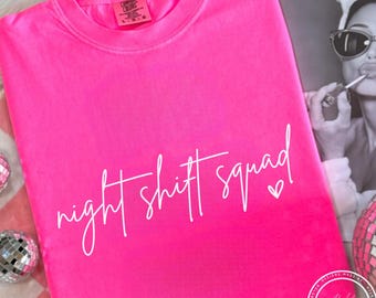 Night Shift Squad SVG, PNG