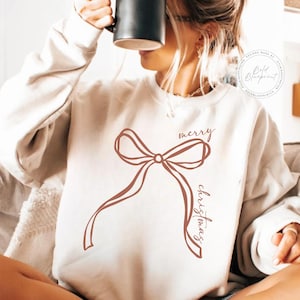 Coquette God Jul SVG, PNG 5 Färger, Coquette Jul, Coquette Rosett