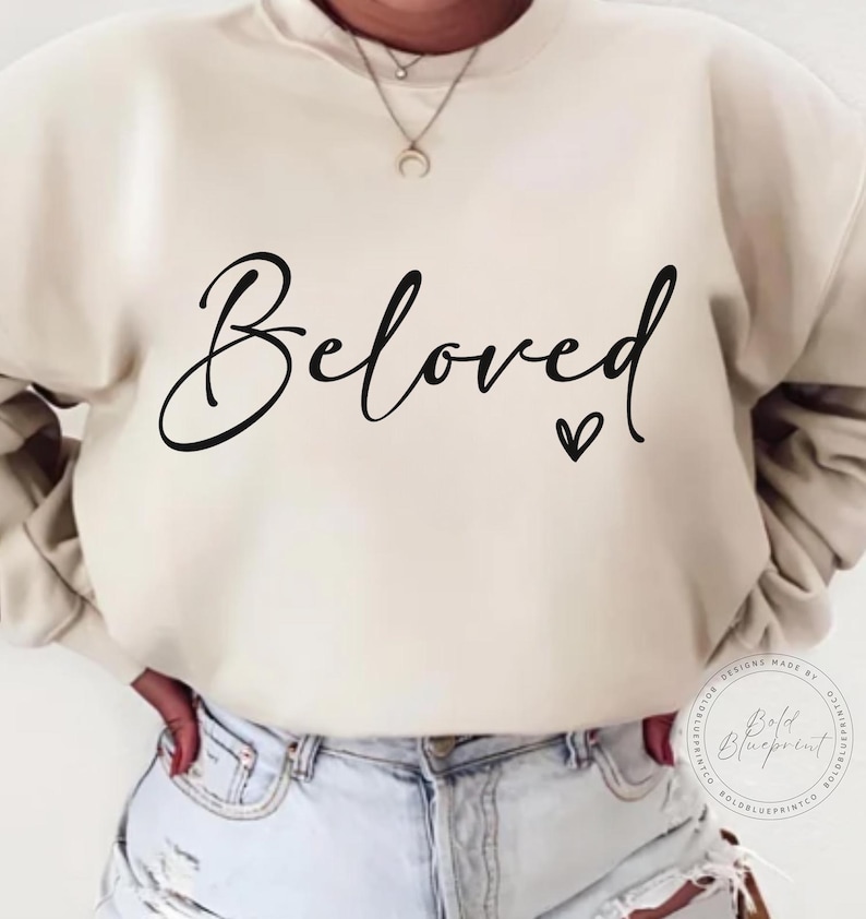 Cursive Beloved Beloved SVG, PNG - Etsy