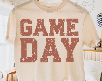 Game Day SVG, PNG, 5 Colors, Bundle