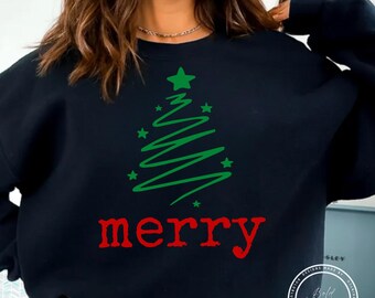 Christmas Tree SVG PNG, 4 versions, Sparkle, Tis The Season Svg, Retro, Christmas Mug Svg, Holly Svg, Vintage