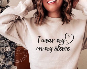 I Wear My Heart On My Sleeve SVG, PNG, PDF, Jpg, I Wear My Heart On My Sleeve Png, I Wear My Heart On My Sleeve