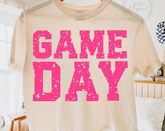 Game Day SVG, PNG, 5 Colors, Bundle