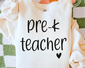 Pre K Teacher SVG, PNG, Pre K Teacher, Pre K