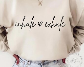Inhale Exhale SVG, PNG