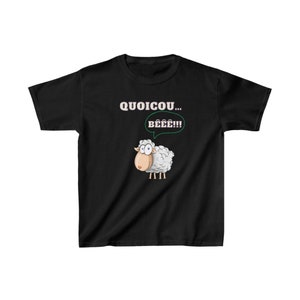 Whatcoubêêê humor t-shirt for children