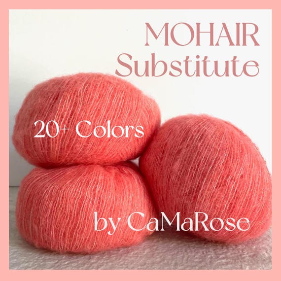CaMaRose Substitute Mohair Midnatssol Gift Idea for Sensitive Skin Replacement for Mohair Baby Alpaca Merino Wool Tencel Soft Light Lace