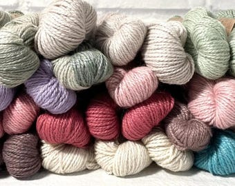 Wool Blend Yarn DK Worsted Weight Wool Camel Bamboo Yarn for Knitting Crochet Baby Blanket White Pink Blue Beige Lilac Green Brown Cream