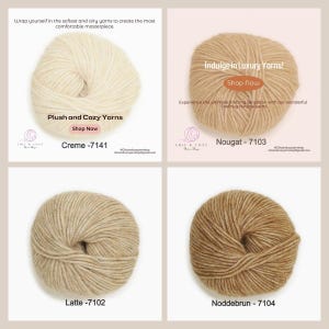 Snefnug By CaMaRose Merino Alpaca Cotton Airy And Plump Yarn Worsted Weight Super Soft Yarn Gift Idea Perfect For Cardigans And Sweaters