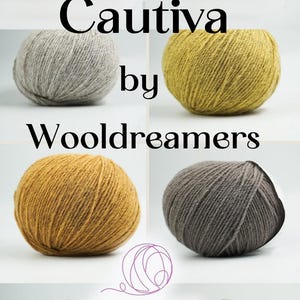 Cautiva by Wooldreamers Fingering Sport Same Spanish Wool Like Mota Yarn In a Lighter Weight Gift Idea for Her Crochet Blanket Knit Sweater