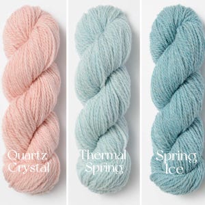 Soft Yarn Woolstok Worsted Yarn Blue Sky Fiber Quality Highland Wool Gift Idea Crochet Sweater Hat High Stitch Definition Cable Texture Knit