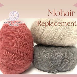 Baby Alpaca Silk Merino Wool Yak blend Lace Fingering DK Best Alternative For Mohair By Holst Garn Lucia Luxurious Lace Yarn Trendy Colors