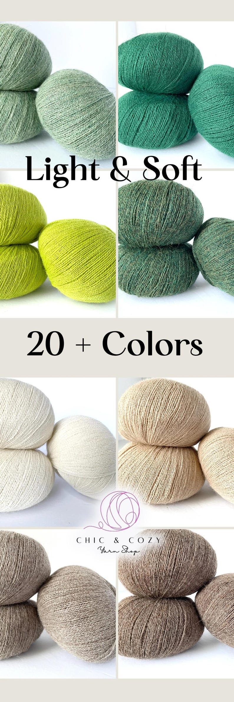 Titicaca by Holst Garn Alpaca Lace Fluffy Soft Yarn for Light Shawls