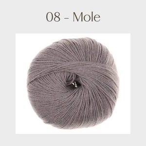Wool Cotton Blend Aktiv Fine Cotton Fingering Weight Soft Yarn Breathable for Crochet Baby Blanket Project Knitting Sock Nylon Washable Wool