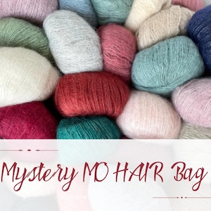 Mystery Mohair Yarn Substitute Mohair Mystery Bag Gift Idea for Sensitive Skin Replacement Mohair Lace Surprise Gift Bag Knitting Project