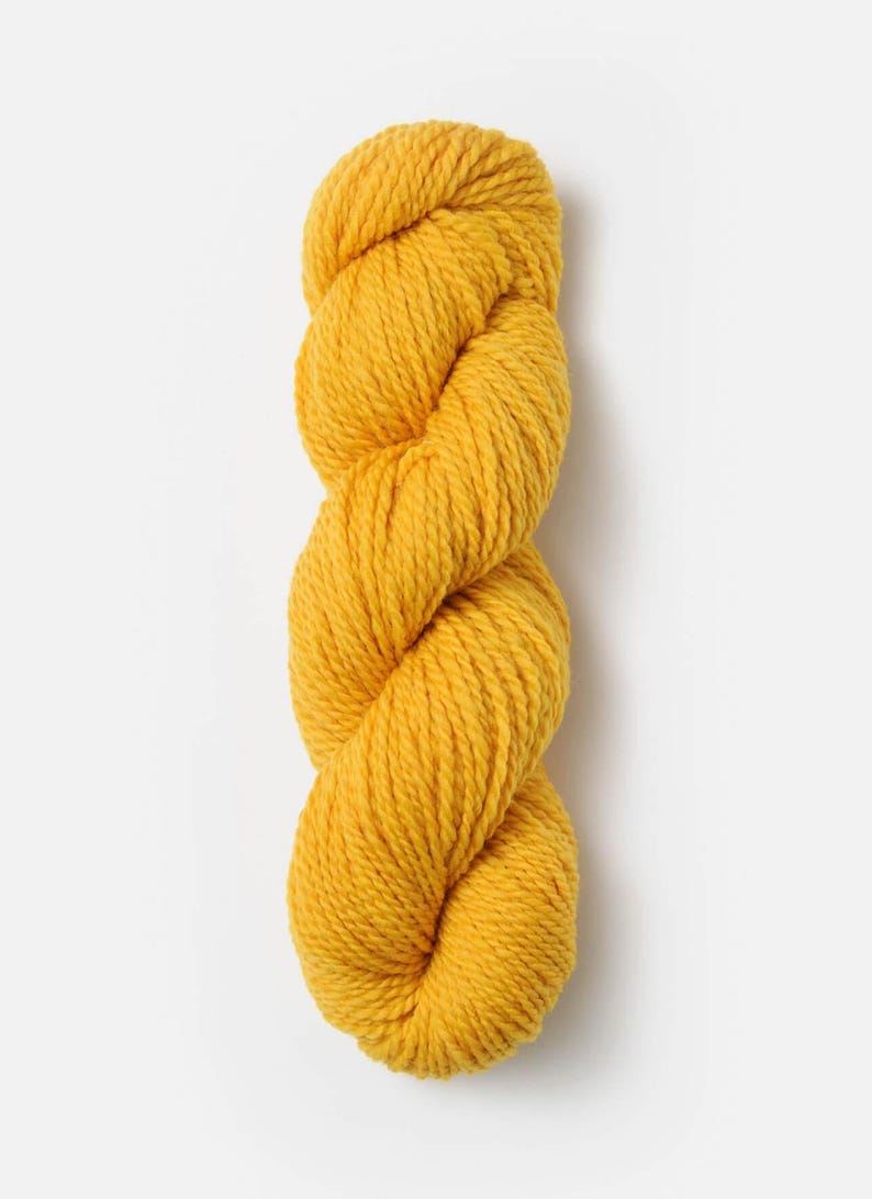 Soft Yarn Woolstok Worsted Yarn Blue Sky Fiber Quality Highland Wool Gift Idea Crochet Sweater Hat High Stitch Definition Cable Texture Knit 1316: Spun Gold