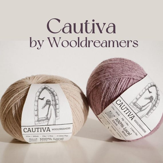 Cautiva by Wooldreamers Fingering Sport Same Spanish Wool Like Mota Yarn In a Lighter Weight Gift Idea for Her Crochet Blanket Knit Sweater
