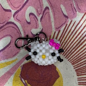 Custom Beaded HK Keychain