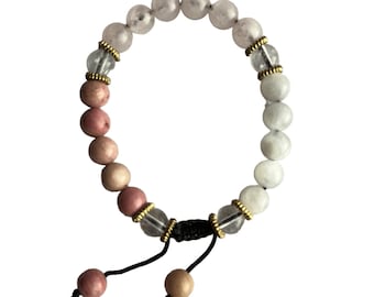 Ultieme zelfliefde en zelfbewustzijn kristallen armband
