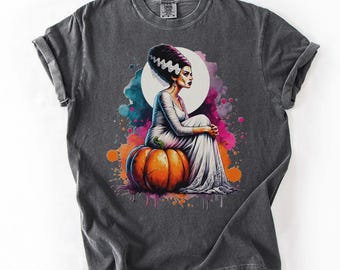 Braut des Monsters Png-Datei, Frankenstein Png-Datei, Halloween Png, Monster Png, Braut Png, Herbst PNG-Datei, Braut von Frankenstein