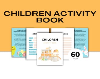 Engaging Kids' Learning Book - Interactive Preschool Activities & Coloring - Ideal Birthday Gift for Little Learners