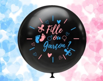 Ballon Gender Reveal 90cm Fille ou Garçon
