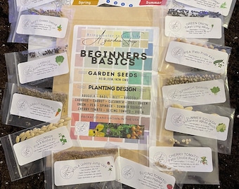 Beginners Basics Garden Seeds and Planting Design