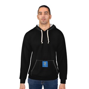 Pullover Hoodie Jesus riding a bear image 4