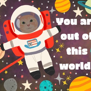 Kattenkaart: je bent niet van deze wereld
