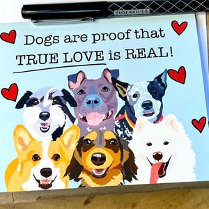 Hundekarte: Beweist wahre Liebe ist echt
