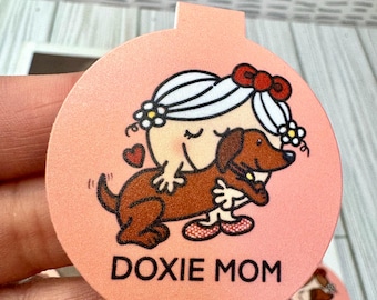 Dachshund Mom Magnetic Bookmark (Waterproof)