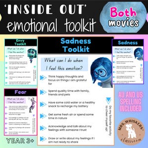 Inside Out 1 i 2 - Kompletny zestaw narzędzi emocjonalnych - PAKIET