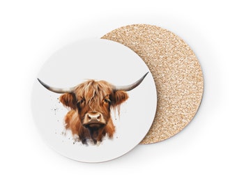 Highland cow Coasters