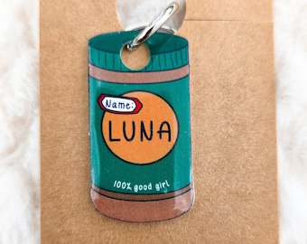 Peanut Butter Dog Tag
