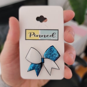 Cheerleader Bow Pin