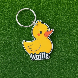 Custom Lucky Duck Dog Tag