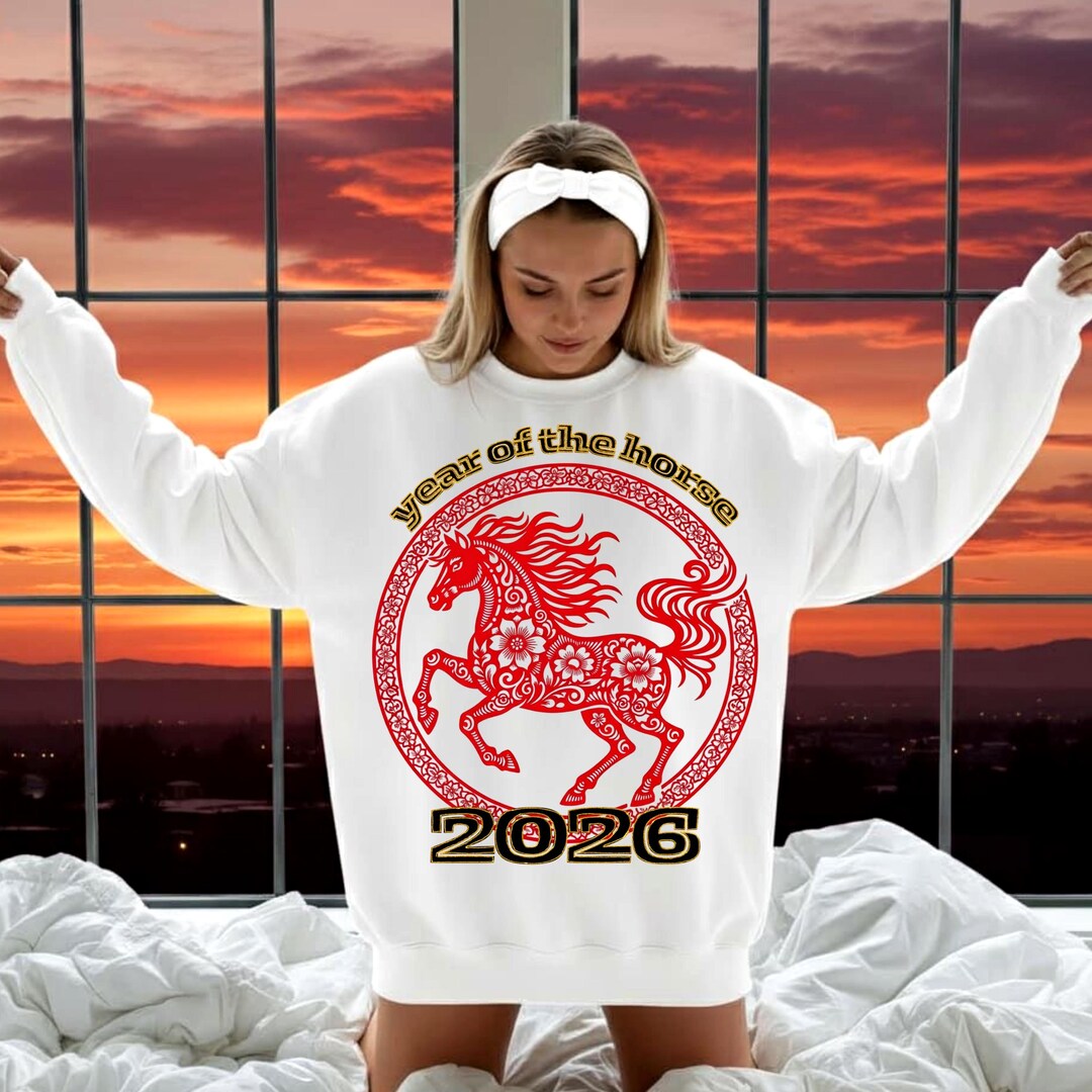 Year of the Horse 2026 PNG | Chinese Zodiac Horse Art | Lunar New Year ...